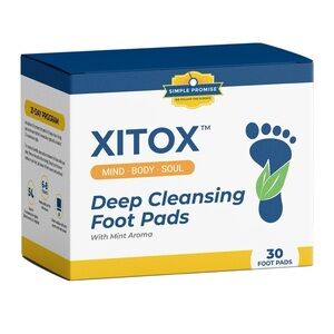XITOX Deep Cleansing Foot Pads 30 Count